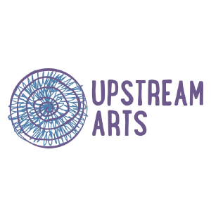 Upstream Arts Logo in purple